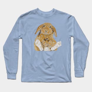 Swirly Bunny Long Sleeve T-Shirt